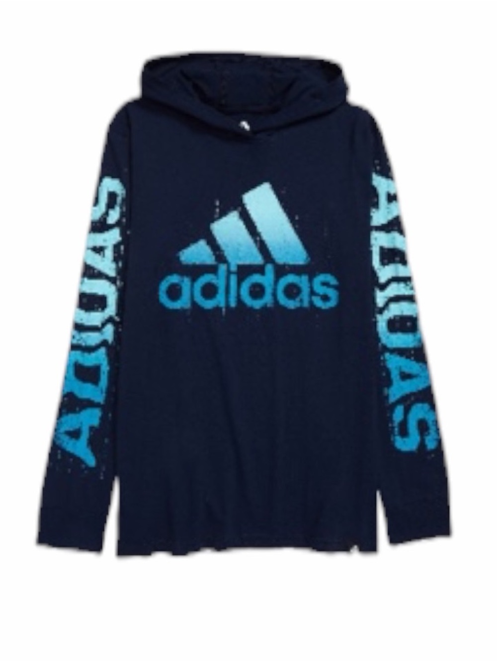 adidas Kids' ADI Warp Hooded Long Sleeve T-Shirt size youth  large